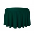 Polyester Tablecloth - 108" Round - Hunter