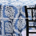 Classic Damask Table Linen - Blue