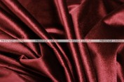 VELVET DAMASK TABLE LINEN - BURGUNDY