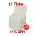 Polyester Banquet Chair Cover - Ivory