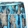 Chameleon Sequins Table Linen - Turquoise Silver