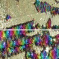 Chameleon Sequins Table Linen - Gold Rainbow