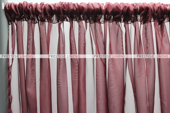 Voile Draping - Burgundy