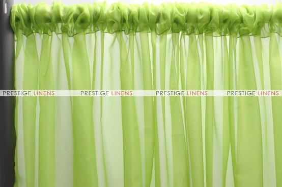 Voile Draping - Lime