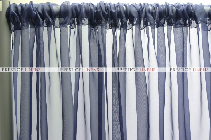 Voile Draping - Navy