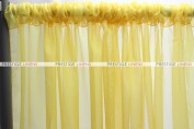 Voile Draping - Yellow