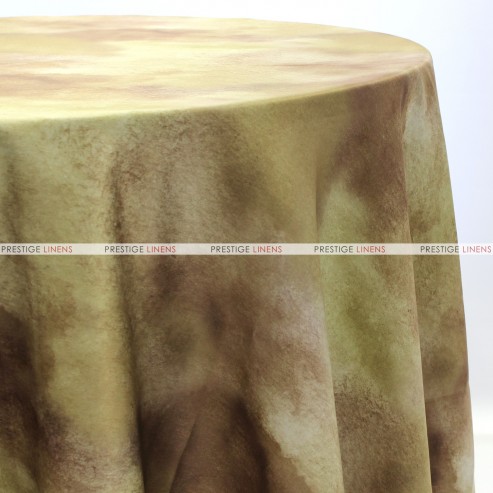 TIE DYE TABLE LINEN - BROWN