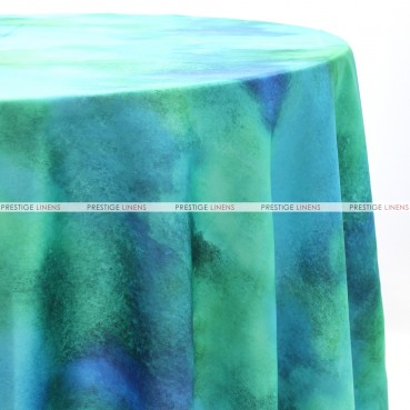 TIE DYE TABLE LINEN - TURQUOISE