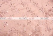 Ribbon Sequins Taffeta Draping - Blush