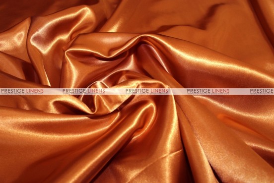 Bridal Satin Table Skirting - 337 Rust