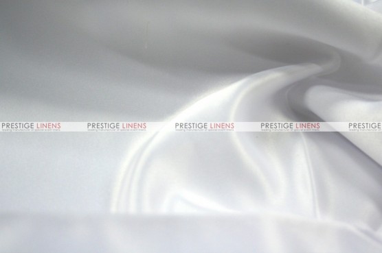 Lamour Matte Satin Table Skirting - 126 White