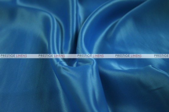 Lamour Matte Satin Table Skirting - 958 Peacock Blue