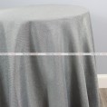 Vintage Linen Metallic Table Linen - Silver