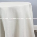 Vintage Linen Metallic Table Linen - Ivory/Silver