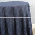 Vintage Linen Metallic Table Linen - Denim