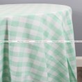 Gingham Buffalo Check Table Linen - Mint