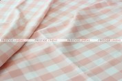 Gingham Buffalo Check Table Linen - Blush