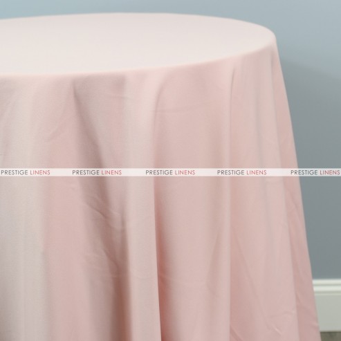 Scuba Stretch Table Linen - Blush