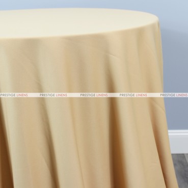 Scuba Stretch Table Linen - Champagne