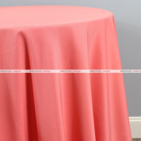 Polyester (Double Width) Table Linen - 432 Coral