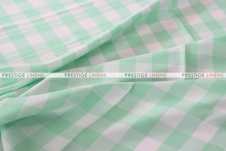 Gingham Buffalo Check - Fabric by the yard - Mint