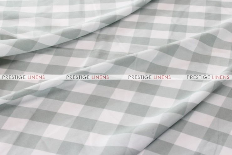 Gingham Buffalo Check - Fabric by the yard - Silver
