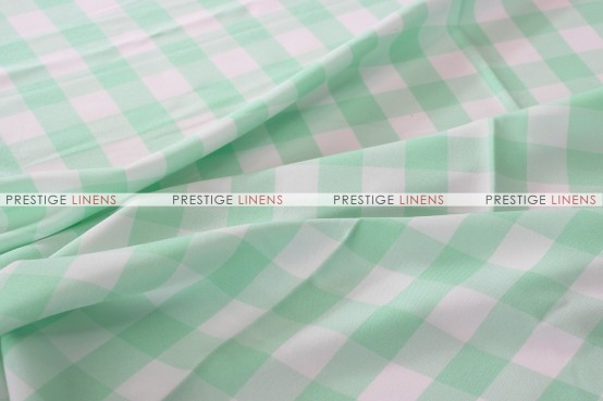 Gingham Buffalo Check Draping - Mint