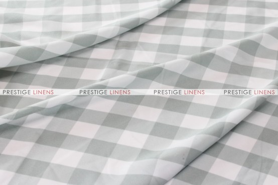 Gingham Buffalo Check Draping - Silver