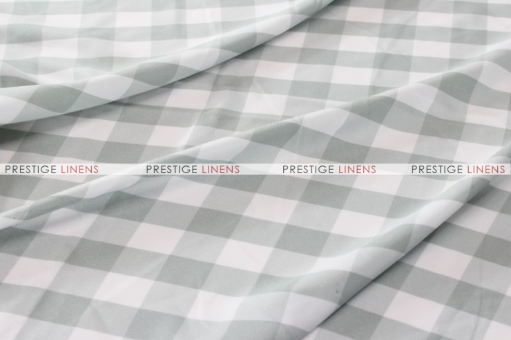 Gingham Buffalo Check Napkin - Silver