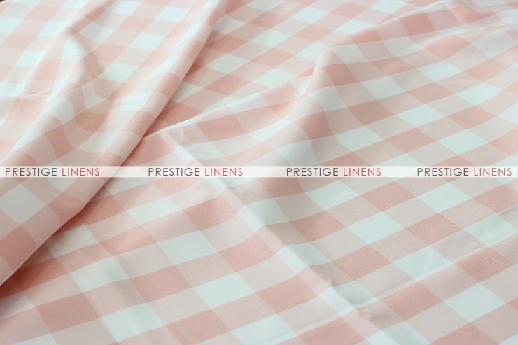 Gingham Buffalo Check Sash - Blush