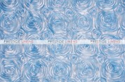 Rosette Satin Draping - Baby Blue