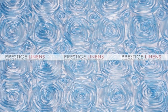 Rosette Satin Draping - Baby Blue