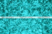 Rosette Satin Draping - Jade