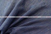 Vintage Linen Metallic - Fabric by the yard - Denim