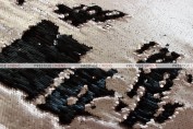 Chameleon Sequins Table Linen - Black Gold