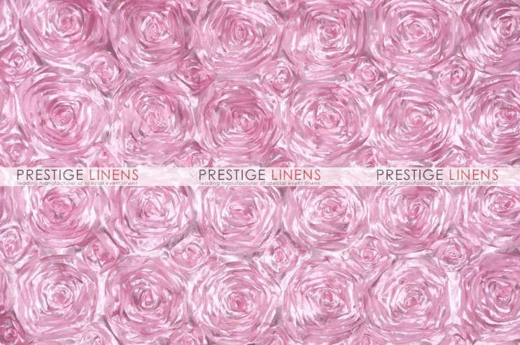 Rosette Satin Draping - Pink