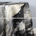 BRUSHSTROKE TABLE LINEN - BLACK