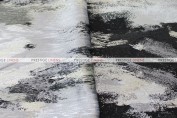 BRUSHSTROKE TABLE LINEN - BLACK