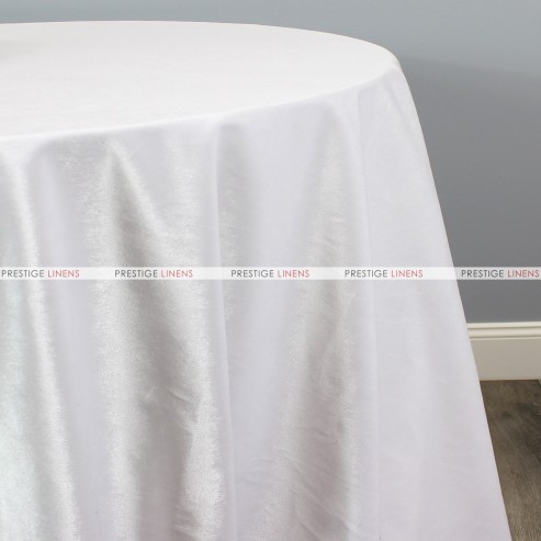 VELVETEEN TABLE LINEN - WHITE