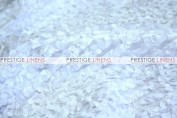 Snow Petal Draping - White