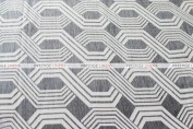 Geometric Jacquard Table Linen - Grey