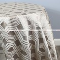 Geometric Jacquard Table Linen - Taupe