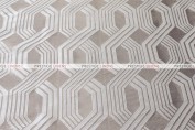 Geometric Jacquard Table Linen - Taupe