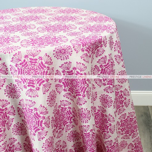 DANDELION TABLE LINEN - BERRY