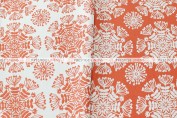 DANDELION TABLE LINEN - ORANGE