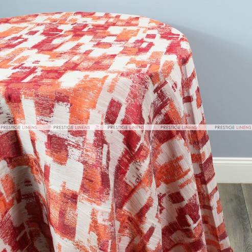 PATCHWORK TABLE LINEN - ORANGE