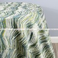 ELEVATION TABLE LINEN - TEAL/LIME