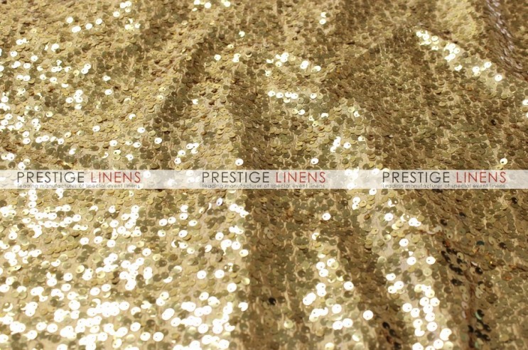 Taffeta Sequins Embroidery Draping - Gold