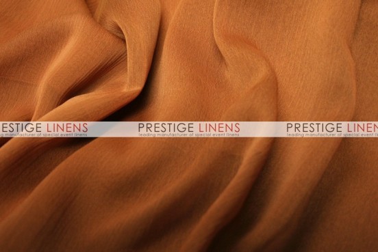 Two Tone Chiffon Draping - Cinnamon