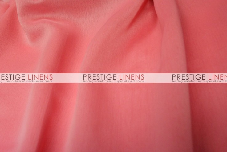 Two Tone Chiffon Draping - Coral